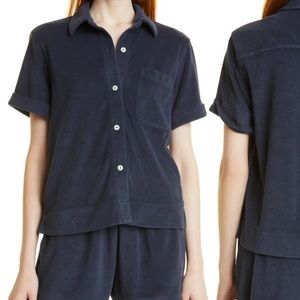 Alex Mill Benny Terry Button Up